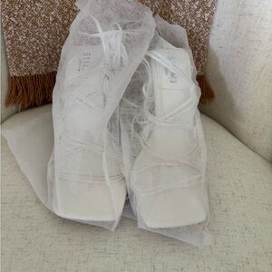 Simmi London strapped sandal with bulky heel